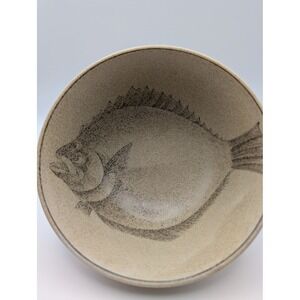 Art Pottery Bowl Fish Design Ceramic Kitchen Dining Serving Bowl Dish